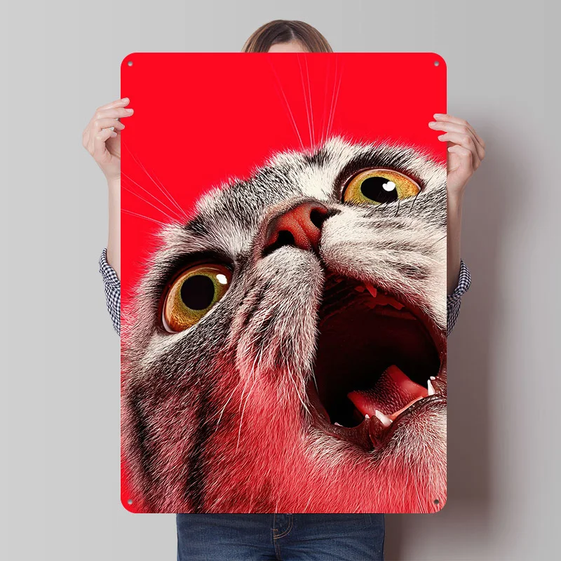 Close-Up Of A Cat Y…