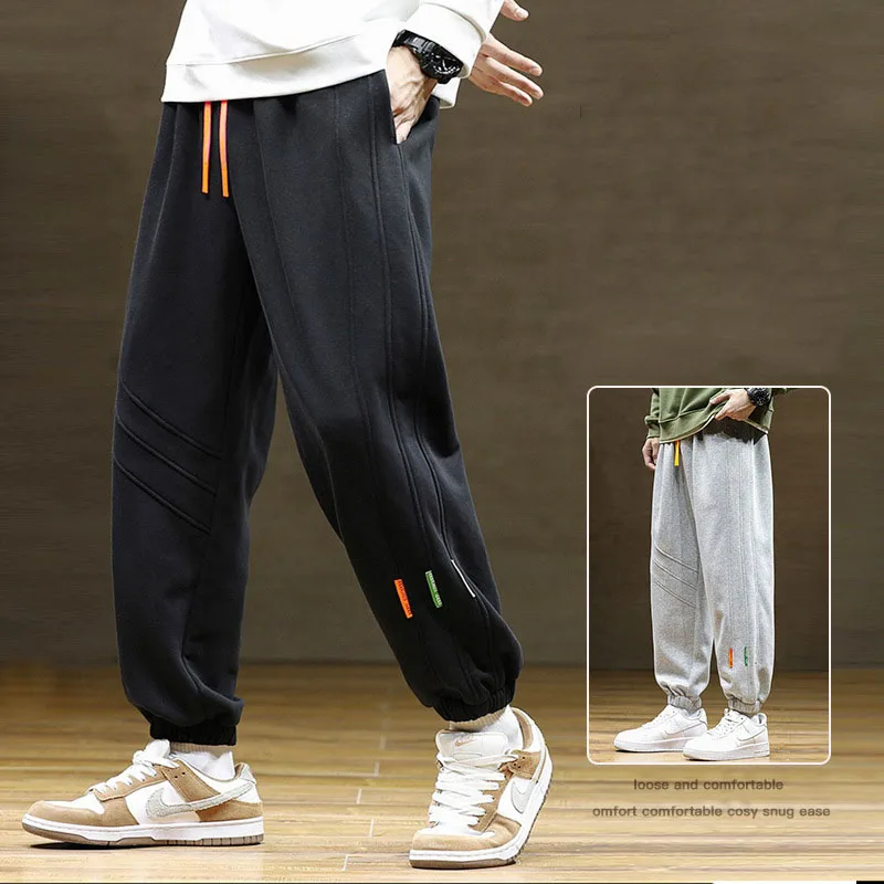 

Y2k Casual Pants Men Oversized Sweatpants Spring Autumn Men Baggy Sweatpants Colorfull Drawstring Cotton Trainning Jogger Pants