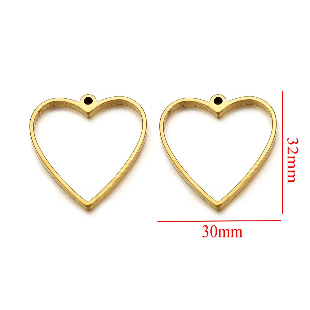 10個入り ステンレス製 幾何学模様 メタルコネクターチャーム フレームベース DIY エポキシ樹脂 UVクリスタルモールド ジュエリーネックレス用