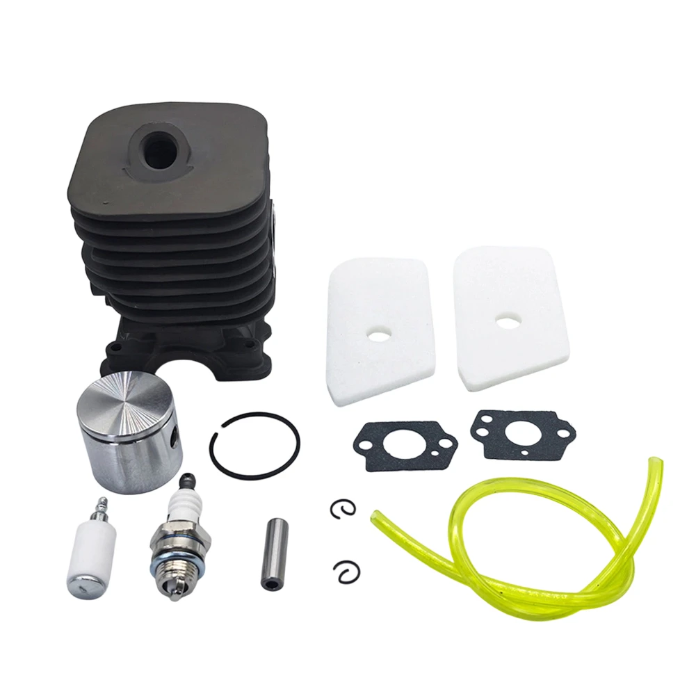 Engine Cylinder Piston Kit 128R 35mm for Models 128CD 128L 128LD 128LDX 128DJX 125R 125RJ Compatible with Trimmer