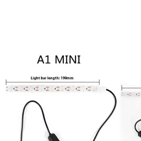 شريط أضواء LED لمختبر بامبو A1/A1mini شريط إضاءة Led Ra95 ملء الضوء 24 فولت ملحقات طابعة ثلاثية الأبعاد فائقة السطوع