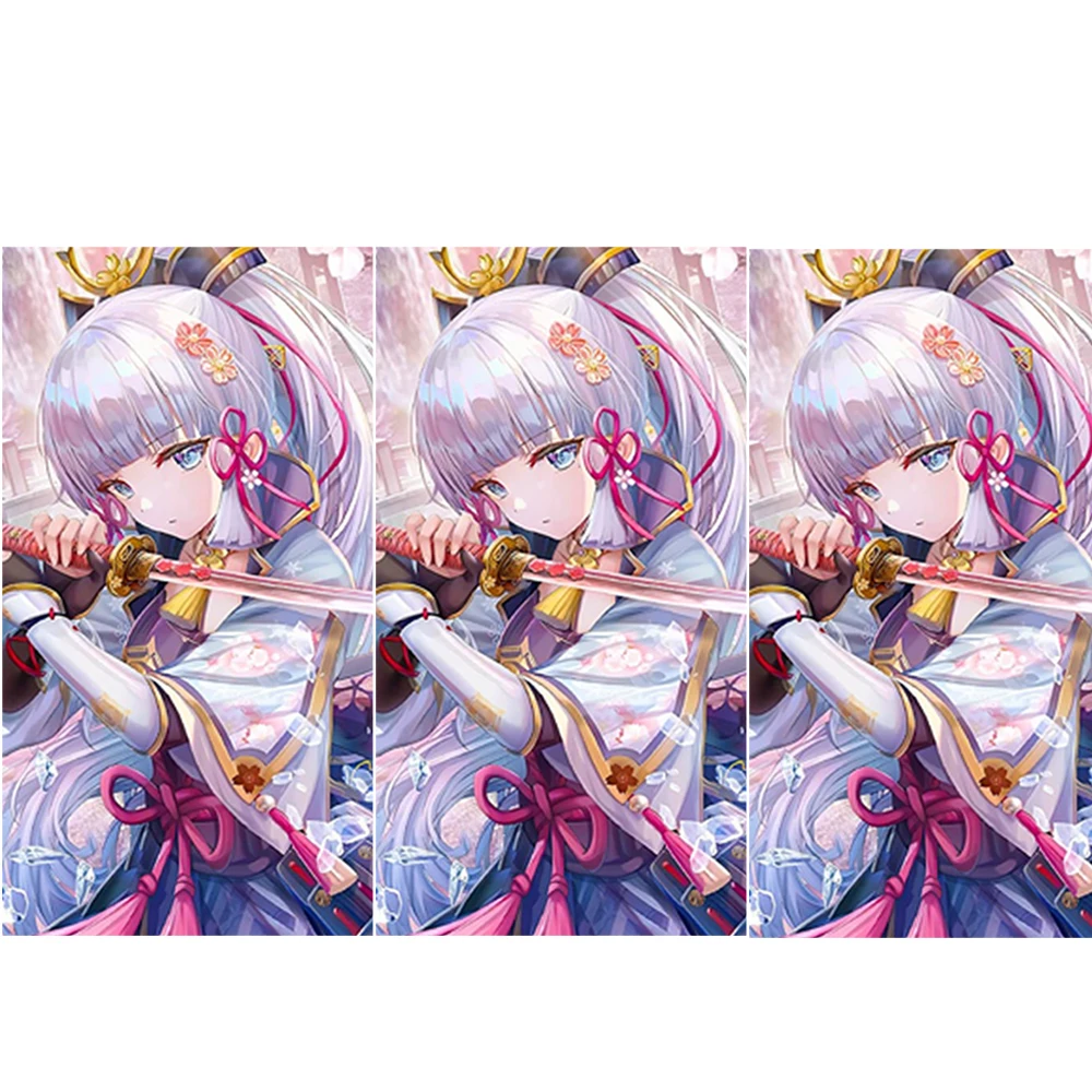 66*91mm Laser Cartoon Card Sleeves Protector for PTCG 50PCS Board Game Card Outer Card Protectors