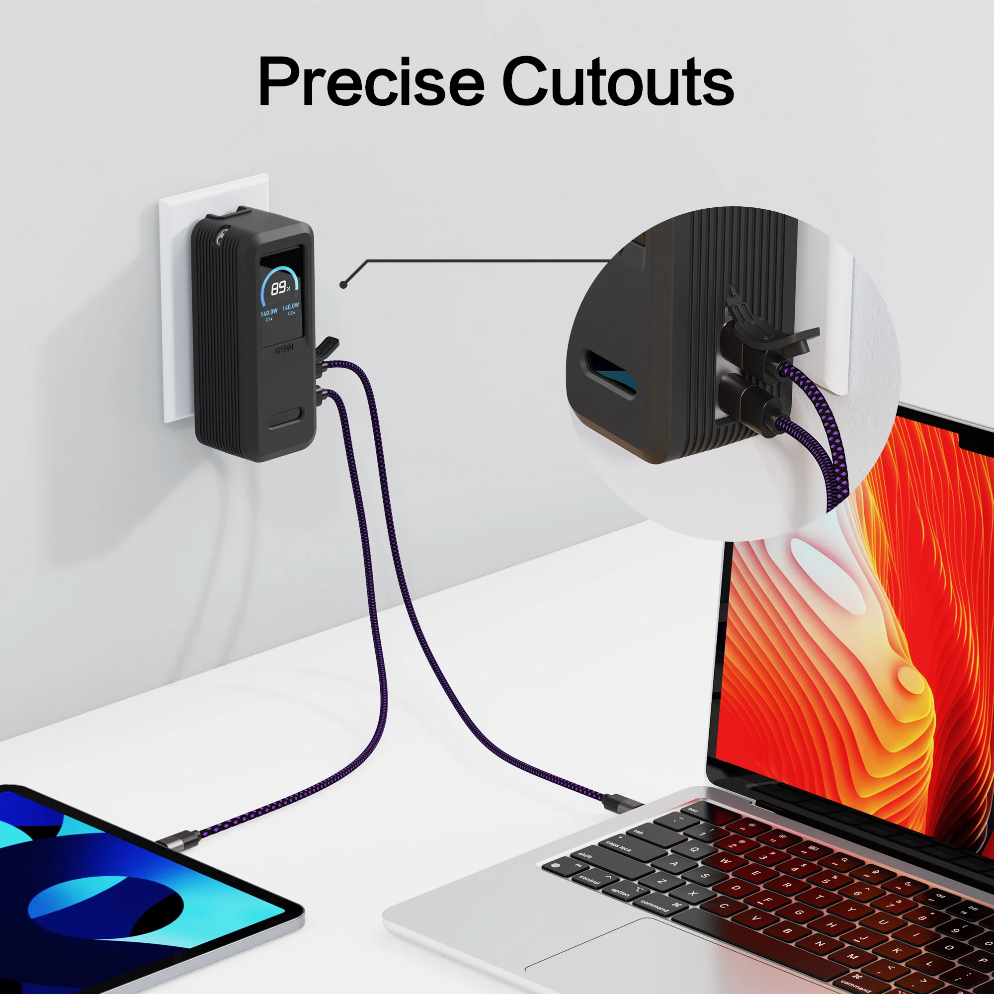 실리콘 보호 커버 실리콘 케이스 여행용 케이스 Anker Prime 9600mAh 65W 보조베터리 용 충격 방지 안티 드롭 쉘