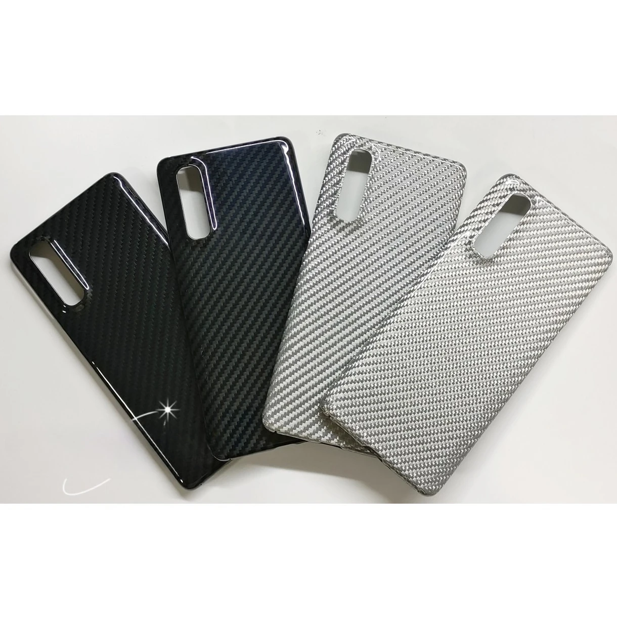 

Чехол из углеродного волокна для Huawei Mate X2, чехол для телефона с защитой от падения, дизайн корпуса из арамидного волокна, чехол для телефона