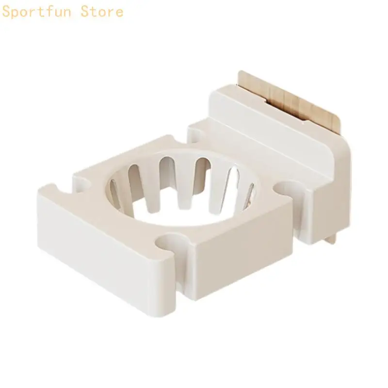 Universal Tennis Racket Holder Wall Mounted Racket Rack Plastic Wall Hook Badminton Racket Holder Easy to Install X7JD