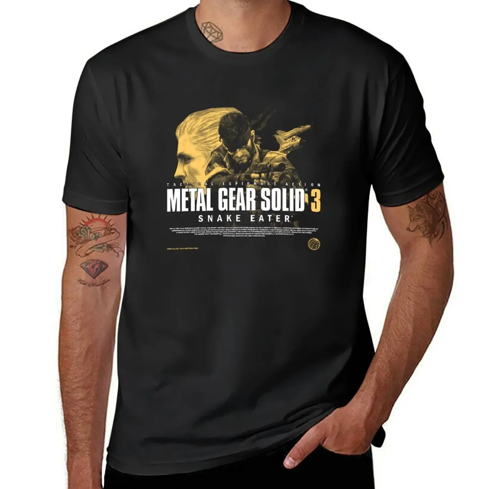 

METAL GEAR SOLID 3 v1 T-Shirt graphics Blouse men graphic t shirts