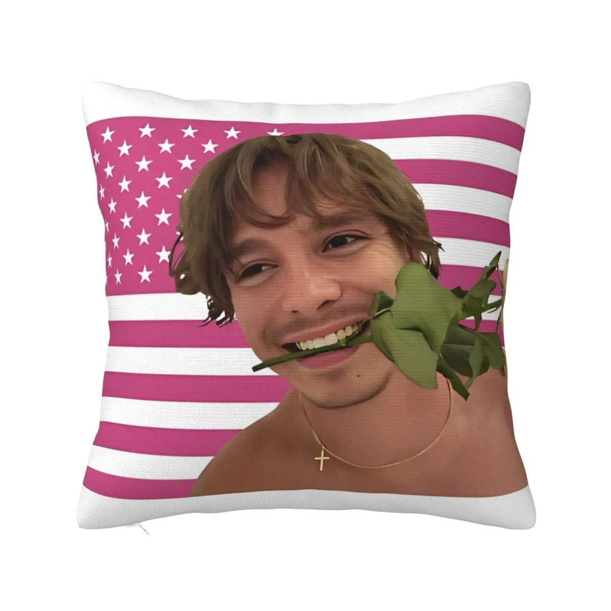 Nicholas Chavez American Flag Pillowcase Printing Polyester Cushion Cover Decor Pillow Case Cover Home Dropshipping 40*40cm