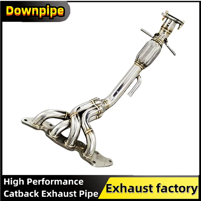 For Ford Focus 1.8 2008-2013 car stainless steel head section exhaust pipe system no cat downpipe exhaust manifold