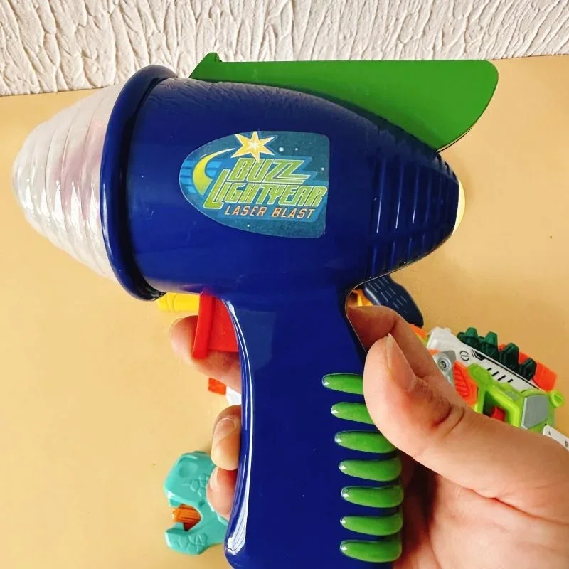 Disney Toy Story Buzz Lightyear Laser Blast Gun Kinder Sound und Licht Elektrische Spielzeugpistole Kinder Laserpistole Anime Figur Spielzeug Geschenk