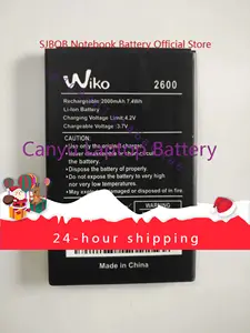 Bilashmart 2000mAh 3.8V Battery Wiko 2600 Mobile Phone Batterie Bateria Replace Parts 2 orders