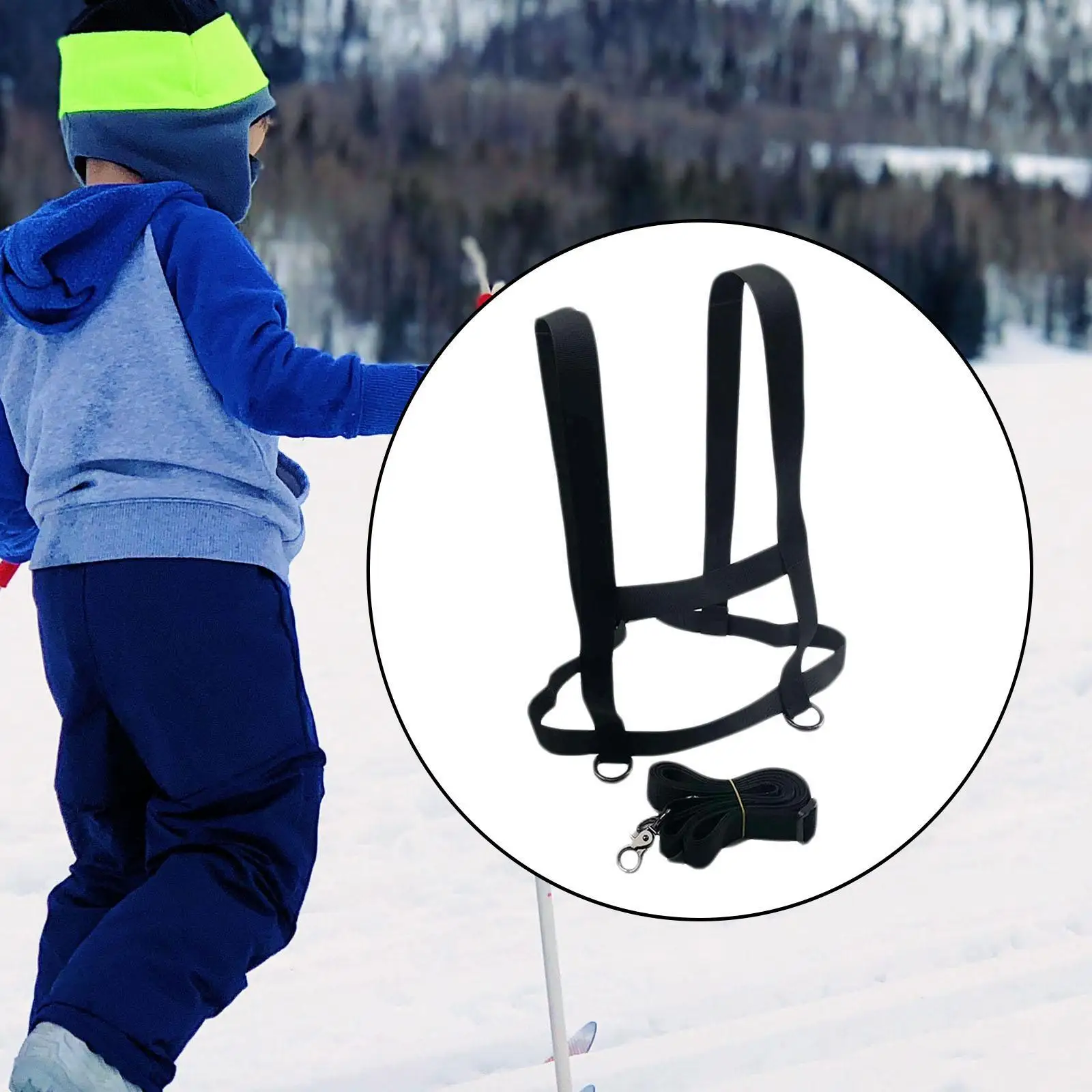 Ski and Snowboard Harness Trainer for Kids Speed Control for Boys Girls