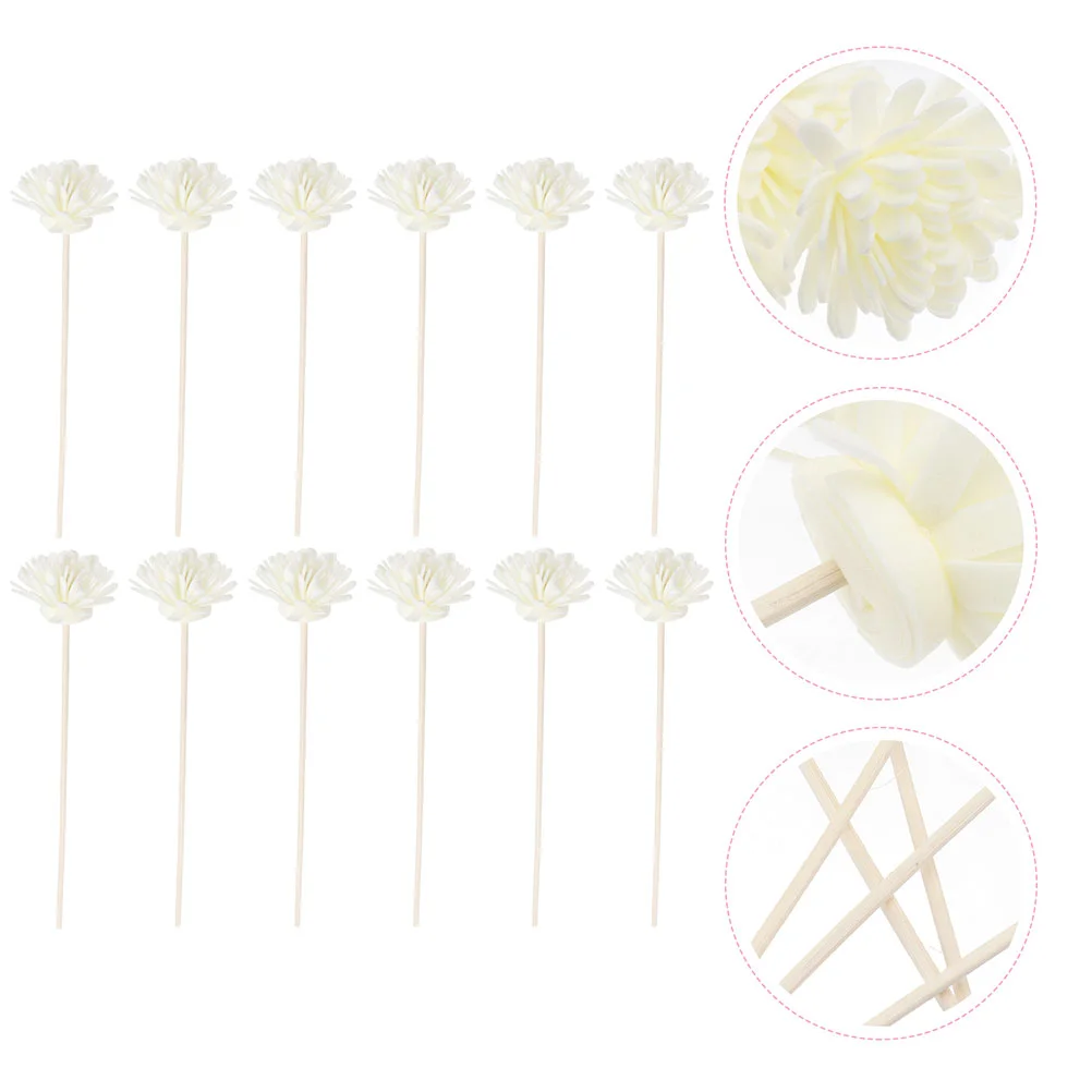 

10 Pcs Diffuser Aromatherapy Sticks Replaceable Machine Essential Oil White Diffusers Decors Refill