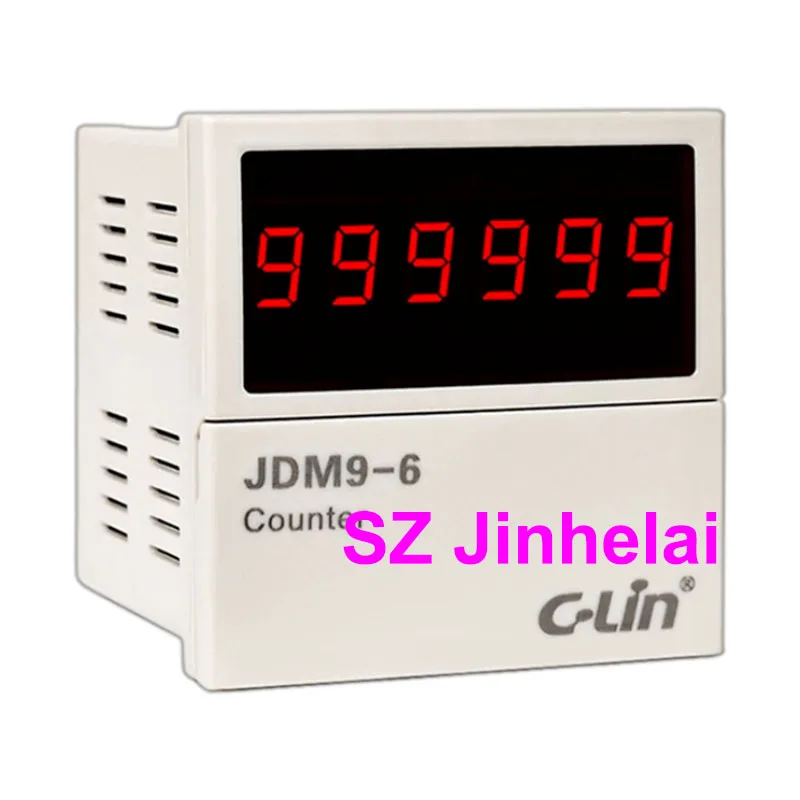 

New and Original C-Lin N.C.F system Button type/smart COUNTING RELAY JDM9-6 AC220V DC24V AC380V