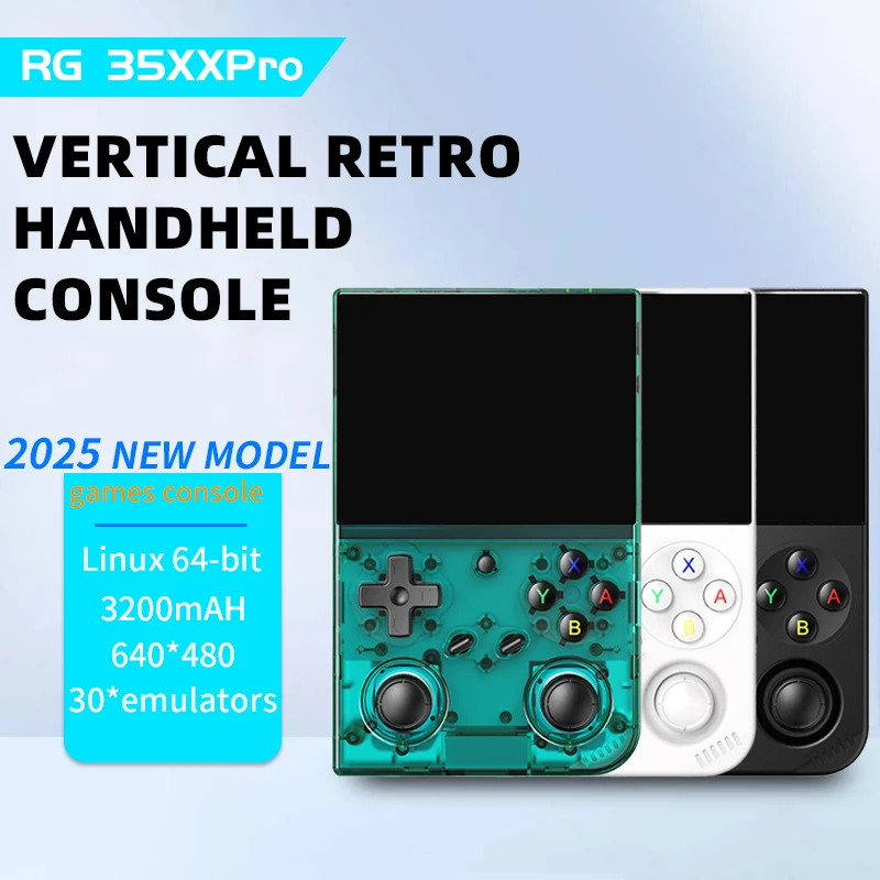 

Портативная игровая консоль RG 35XXPRO, 3,5-дюймовый IPS-экран 640*480, 64-битная поддержка Linux, RixelHK, Wi-Fi, потоковый медиаконтроллер, HD-выход