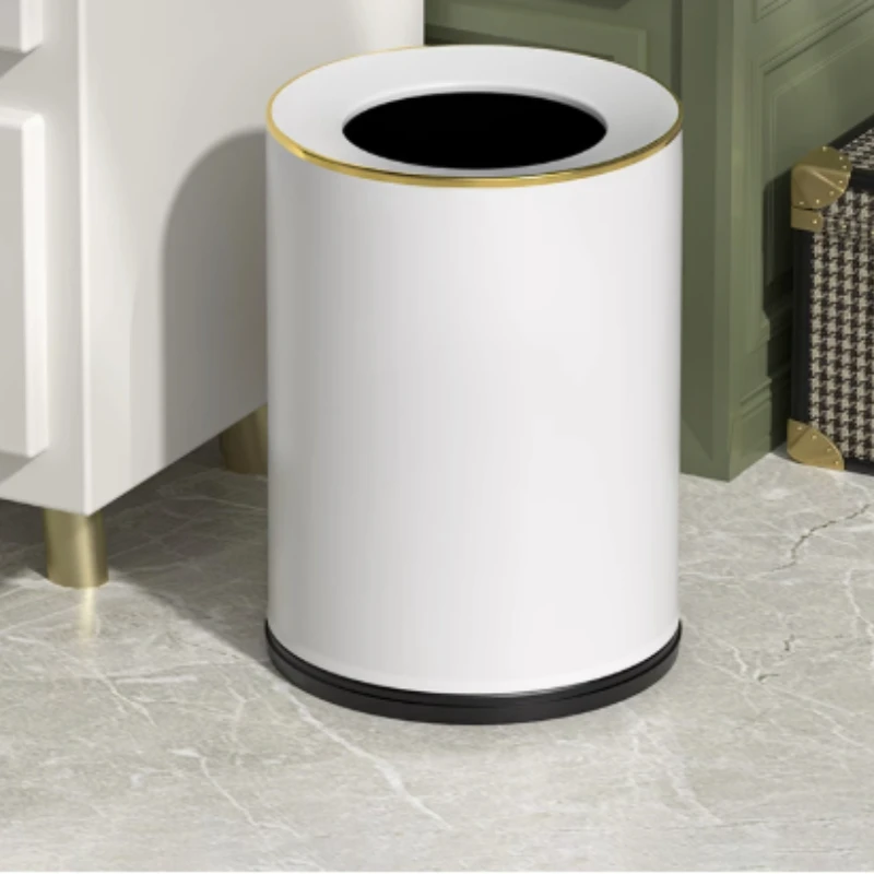 

Корзина для мусора, бытовой светильник для гостиной, роскошный новый открытый рот без крышки, простой высококачественный высококачественный туалет, ванная комната, кухня