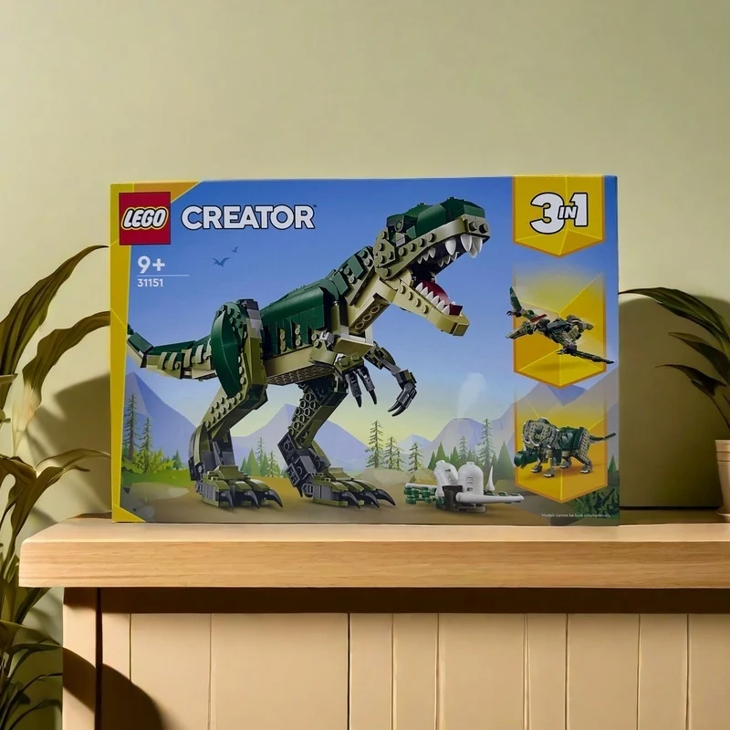 

31151 LEGO T. rex,LEGO 3in1 T Rex Toy - Dinosaur Toy Building Set for Kids, Boys & Girls, Ages 9+ - 3 Building Options