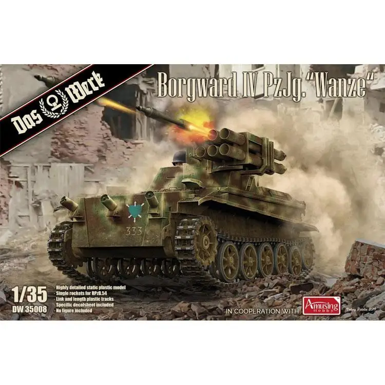 Das Werk DW35008 1/35 Scale Borgward IV Pzjg. wanze Model Kit