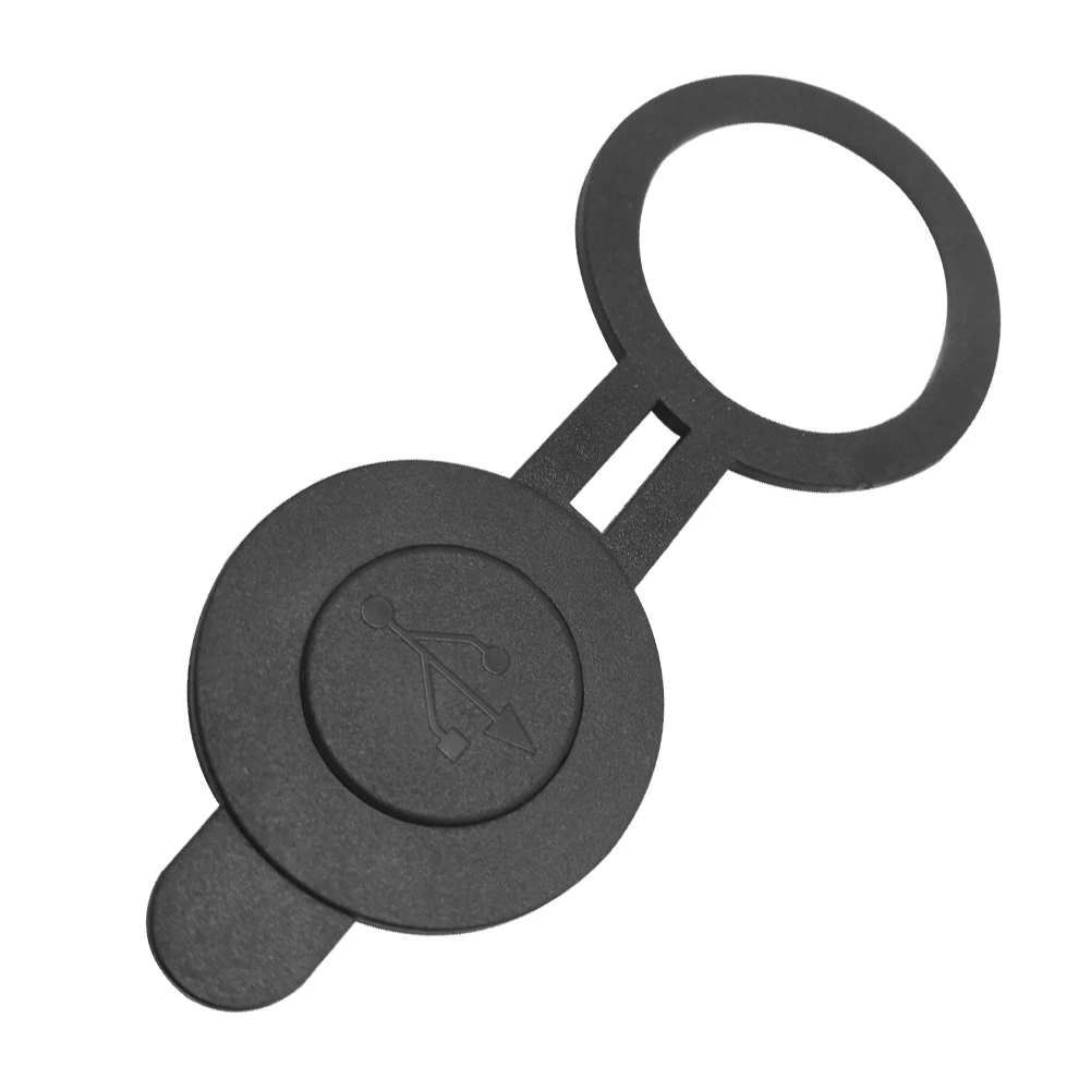 Okrągła osłona przeciwpyłowa o średnicy 30 mm do podwójnego adaptera ładowarki samochodowej/motocyklowej USB