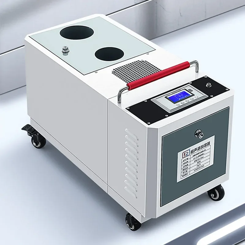 Large Upgrade Industrial Humidifier Ultrasonic Large Workshop Supermarket Vegetable Fresh-keeping Commercial Sprayer Bucket Humi