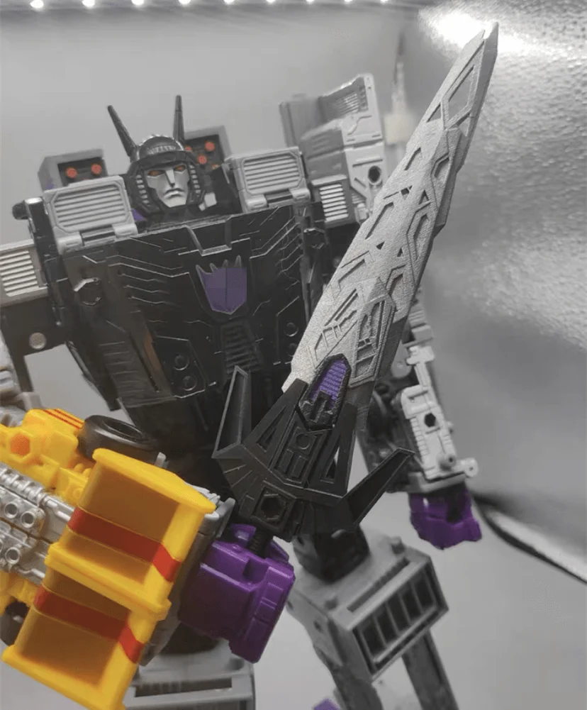 Bew Big Sword Shoulder Cannon Weapon Upgrade Kit For Transformation Legacy Motormaster Menasor Action Figure Accessories