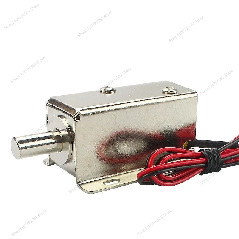 For Small L G-term Power- Round Port Electromagnetic Latch LY01 Push-pull Rod DC12V24V Electric Latch Electr Ic C Trol