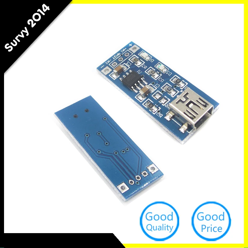 5pcs 5V 1A Micro USB 18650 Battery Charging Module Charging Board With Automatic Protection diy electronics