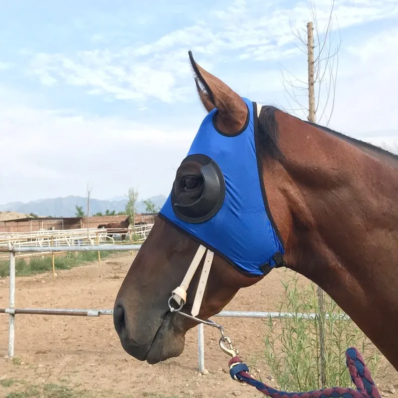 Fashion Horse Harness Supplies Horse Cover Windproof Eye Mask Speed Race Goggles Horse Head Cover Horse Accessories Equestrian