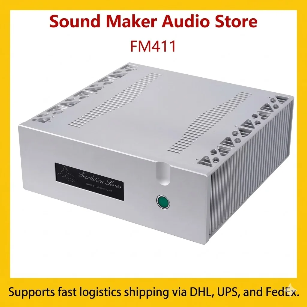 

Усилитель мощности Sound Maker-BRZHIFI FM411 класса AB, 260 Вт, Hi-Fi, полностью симметричный, чистый конечный усилитель, высококачественный аудиоусилитель.