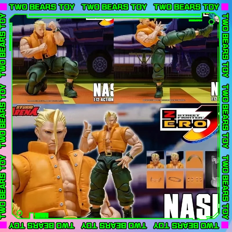 

Storm Toys Zero3 Street Fighter Nash Фигурка ST ARENA3 1/12 Charlie Nash Фигурки Коллекция игрушек Подарок для детей