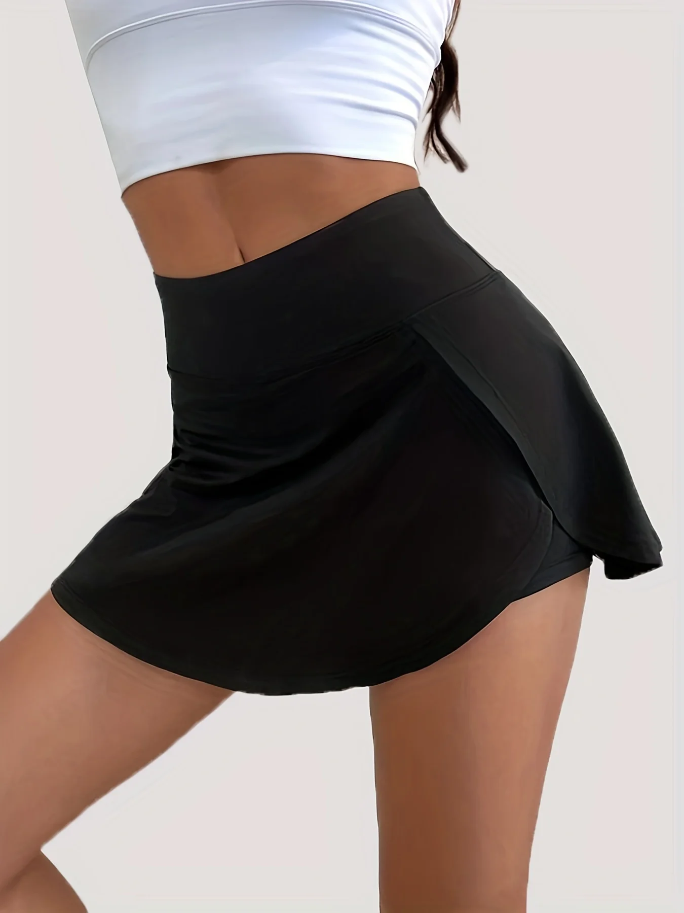 New High-waist-waist Yoga Dress Sports Skirt for Women to Wear Loose and Thin running shorts