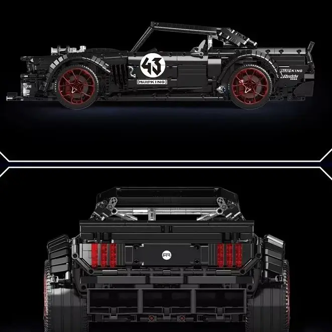 MOULD KING 13108 Technical Mustang Hoonicorn Sport Car Model Building Blocks Technology Racing Car Toy for Boys and Adults