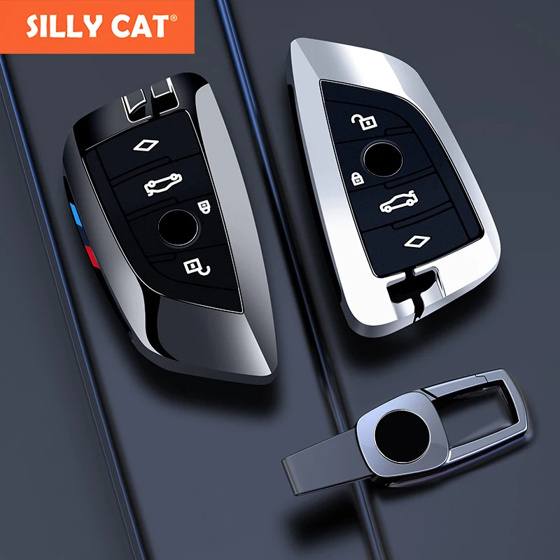 

Car Key Case Suit For BMW Key Fob Cover Case 2 3 5 7 Series 6GT X1 X3 X5 X6 F45 F46 G20 G30 G32 G11 G12 F48 G01 F15 F85 F16 F86
