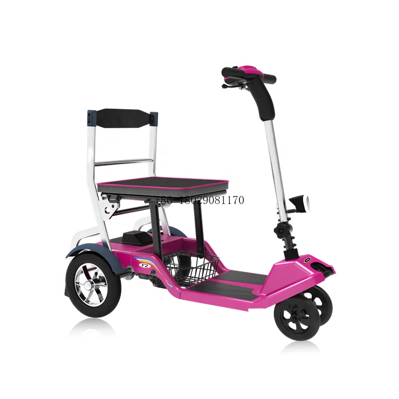 Mobility Scooter For Elderly Three Wheels Adult Folding Electric