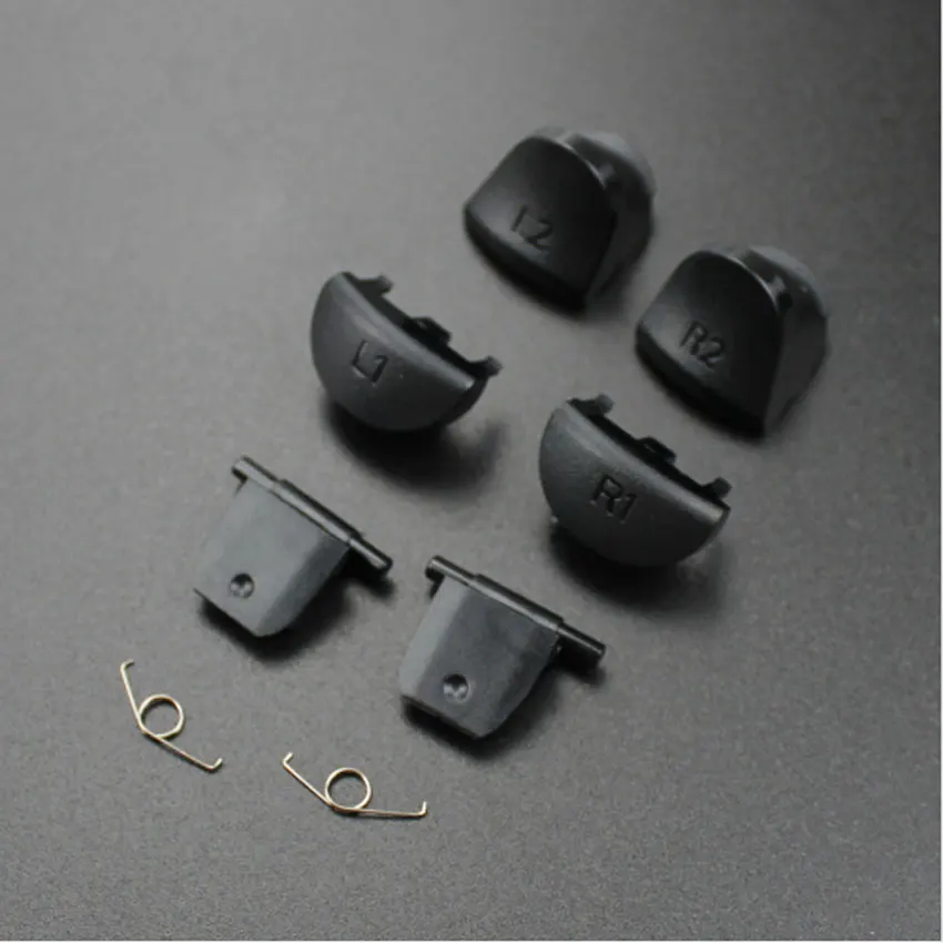 Yuxi L1 R1 L2 R2 Trigger Knoppen Gamepad Knop Jdm 001 011 030 040 050 055 Reparatie Onderdelen Voor Ps4 Controller W/Veer