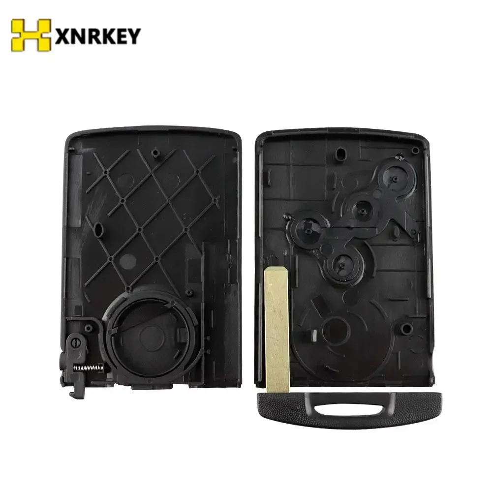 XNRKEY – coque de clé de voiture intelligente à 4 boutons, télécommande de remplacement pour Renault Megane, accessoires de voiture avec lame VA2