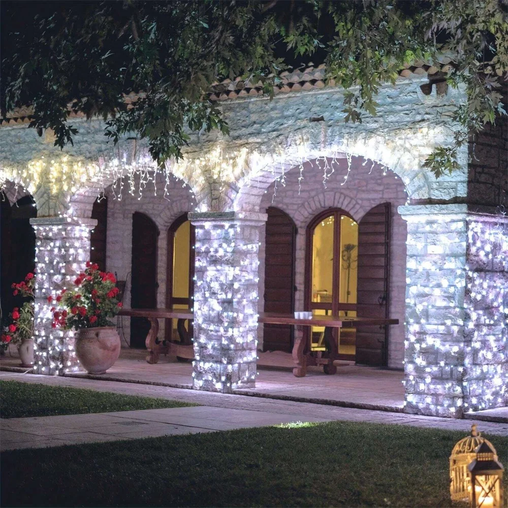 1PC 7M/12M/22M/32M Copper Wire Fairy Light String,Solar-powered,8 Lighting Modes,Used for Wedding,Indoor,Festival,Bedroom,Party