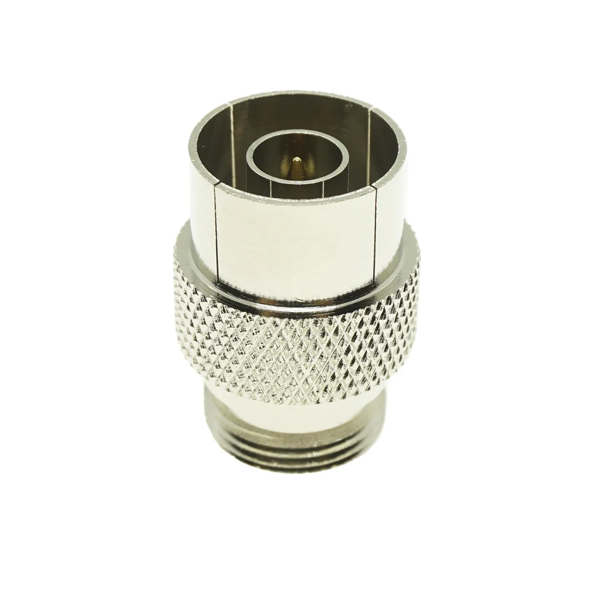 1Pcs Slide-on N male push-on QUICK plug to N female jack Disconnect connector Nickel Plated Brass 50ohm Adapter