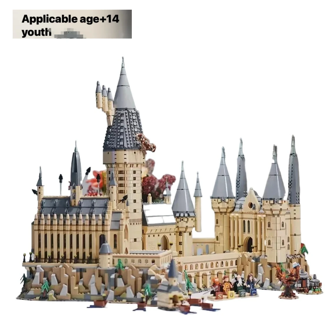 Auf Lager Film Serie Magic School 71043 Schloss Modell Kompatible Bausteine Ziegel Spielzeug Für