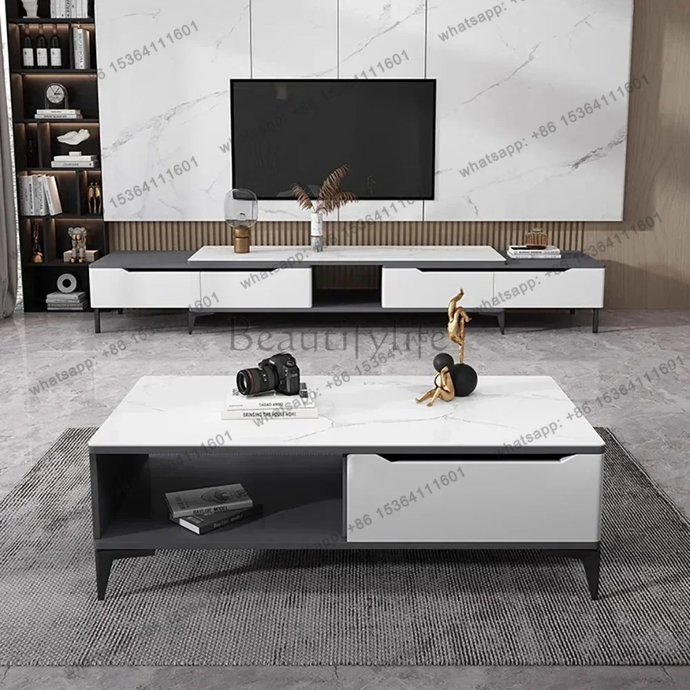 Factory Direct Elegant Contemporary Coffee Table Luxury Trendy Simple Modern Nordic Style Tavolino Salotto Living Room Furniture