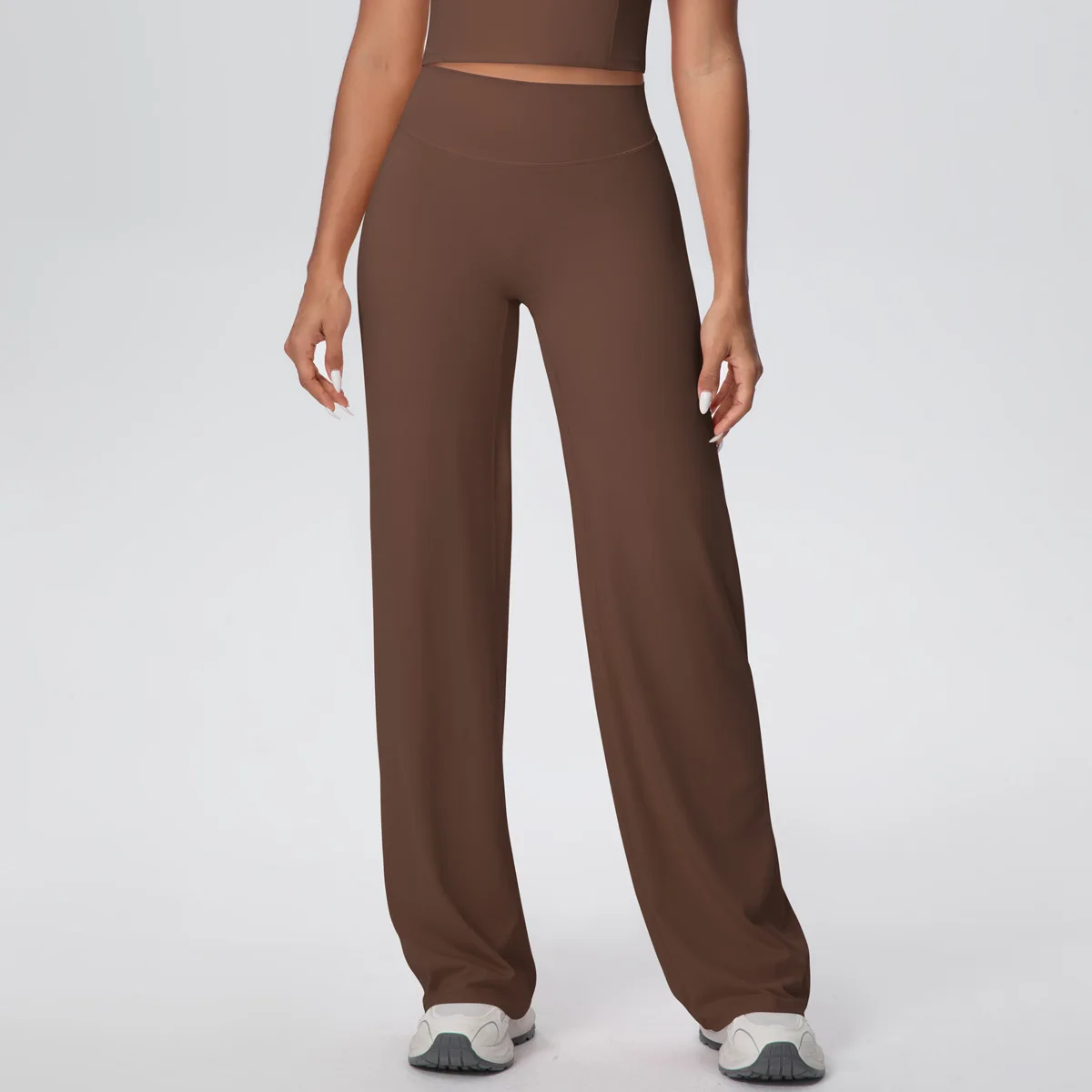 

Straight Leg Bottoms For Women Breathable Without Awkward Sport Leggings High Waist Stretch Casual Gym Pants Wide Leg Yoga Pants