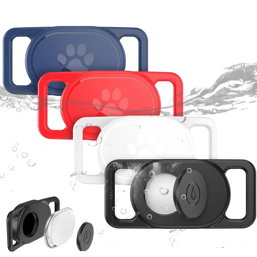 

For Xiaomi Tag Pet Protective Cover Positioning Anti Loss Device Silicone Waterproof Pet Collar Protective Cover