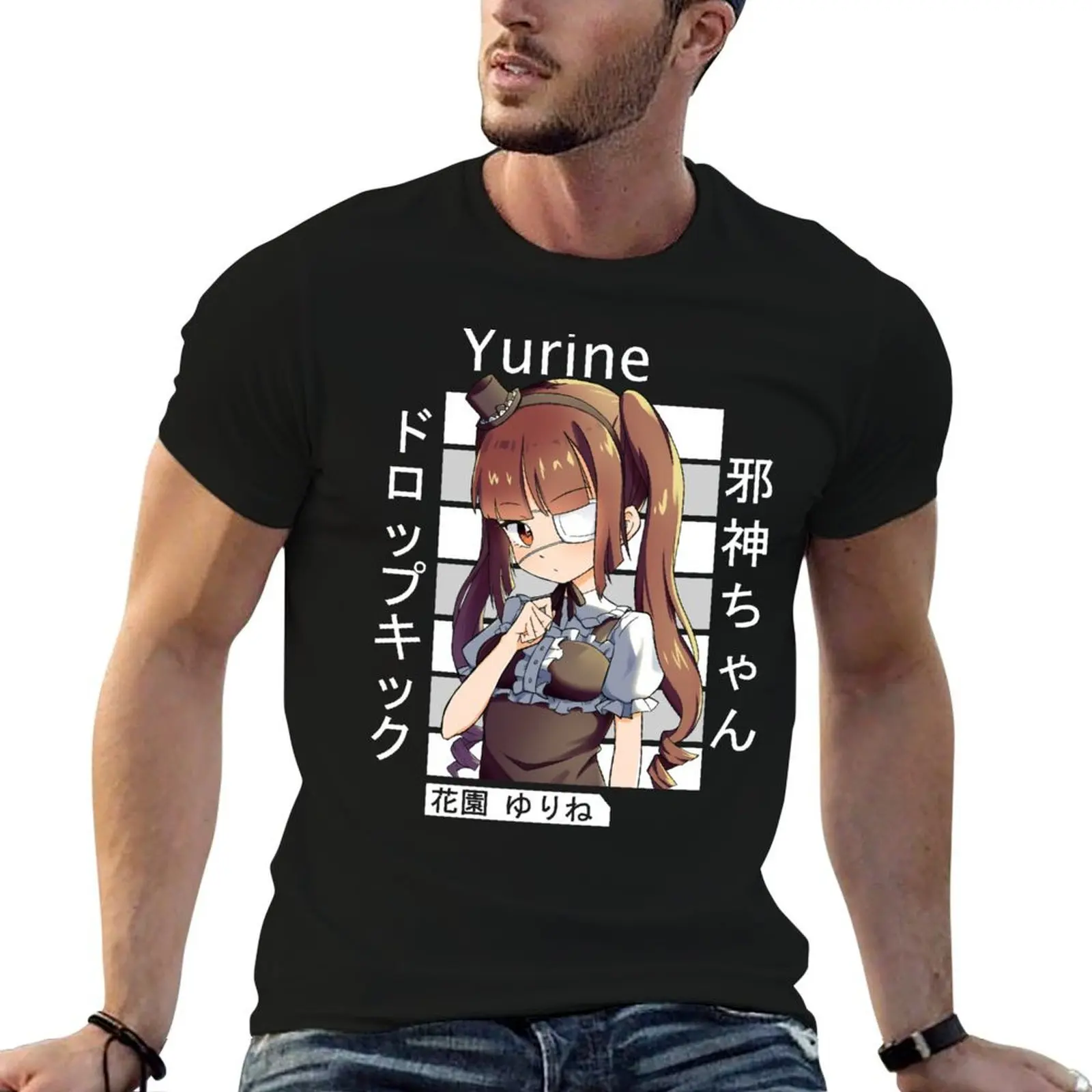 Cute Yurine Hanazono - Dropkick on my Devil! T-Shirt Short sleeve tee topping mens fashion