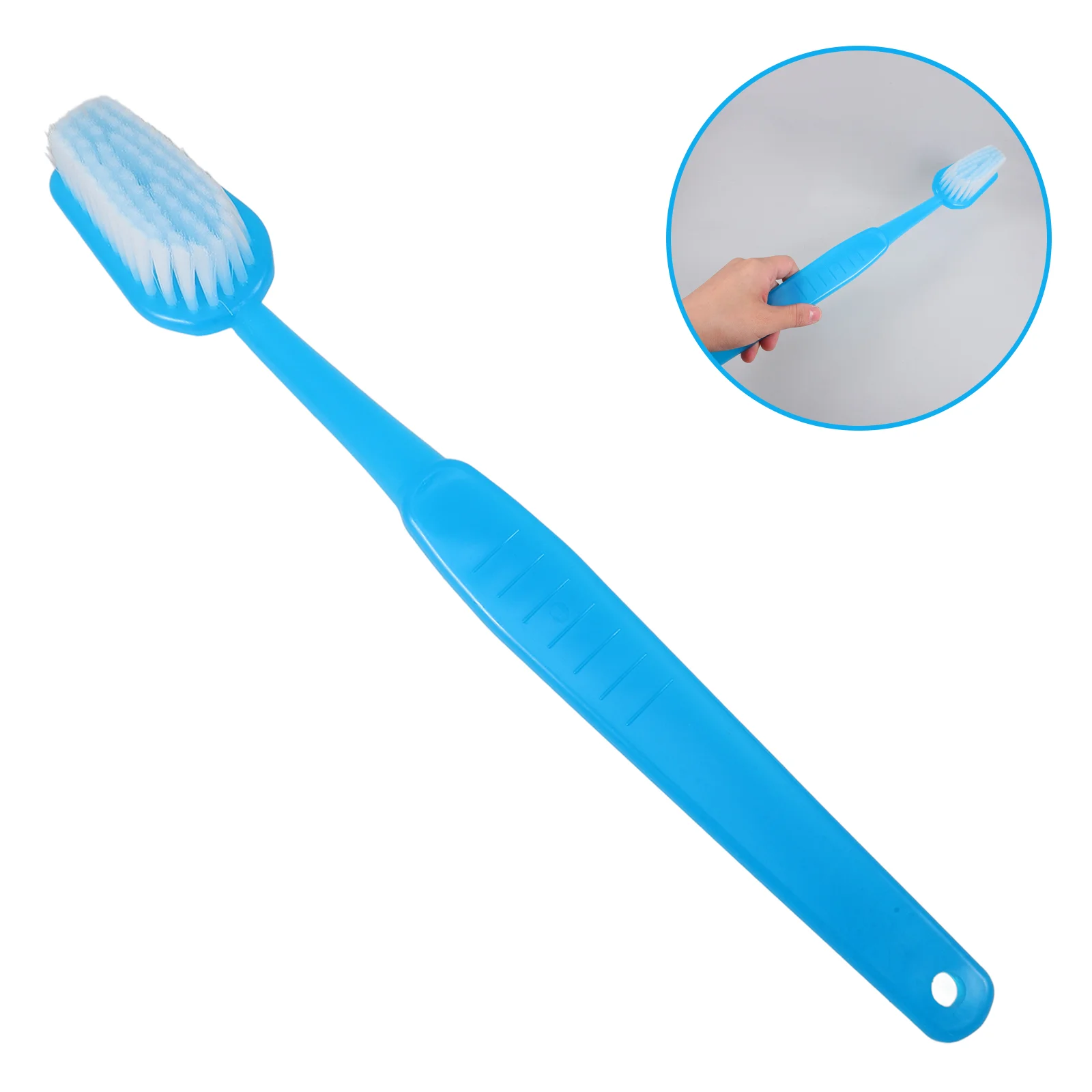 

Large Shape Toothbrush Novelty Funny Party Photo Props (blue) 1pc Huge Gift Halloween Decoration Ornament Abs Flocking Prank