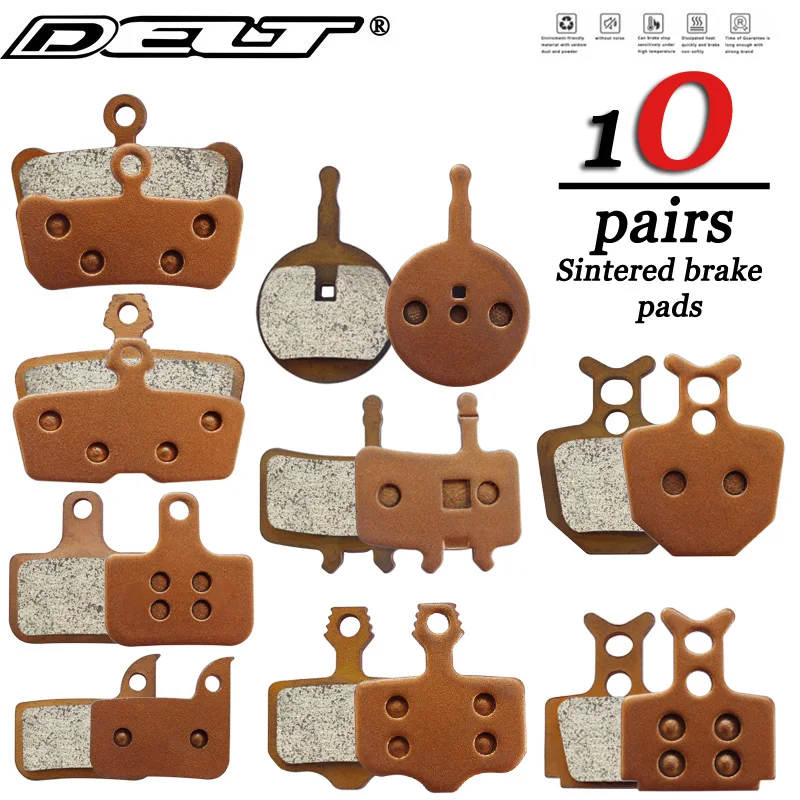 10 Pair Cycling Bike Outdoor MTB Bicycle Disc Brake Pads Ceramic For AVID SHIMANO HAYES SRAM MAGURA FORMULA HOPE Part DELT