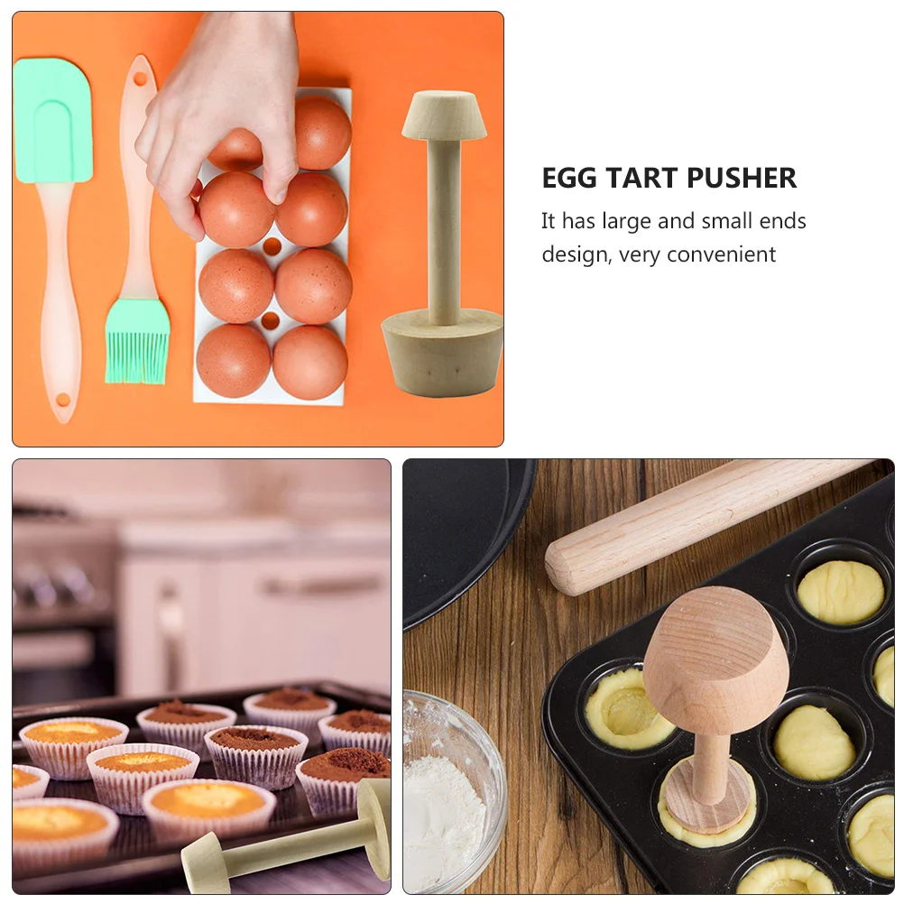 Tart Making Tool Egg Base Support Mold Pastry Pusher Troubleshooter Tamper Putter