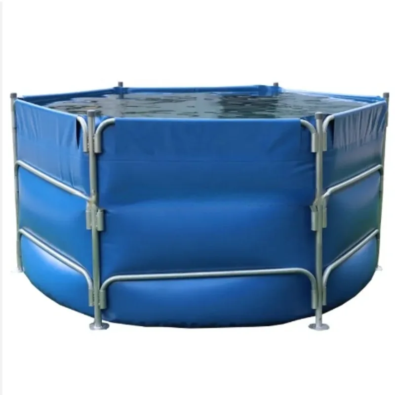 Custom Galvanized pipe circular support water tank Galvanized Steel Pond Agricultural Equipment Water Fish Tank