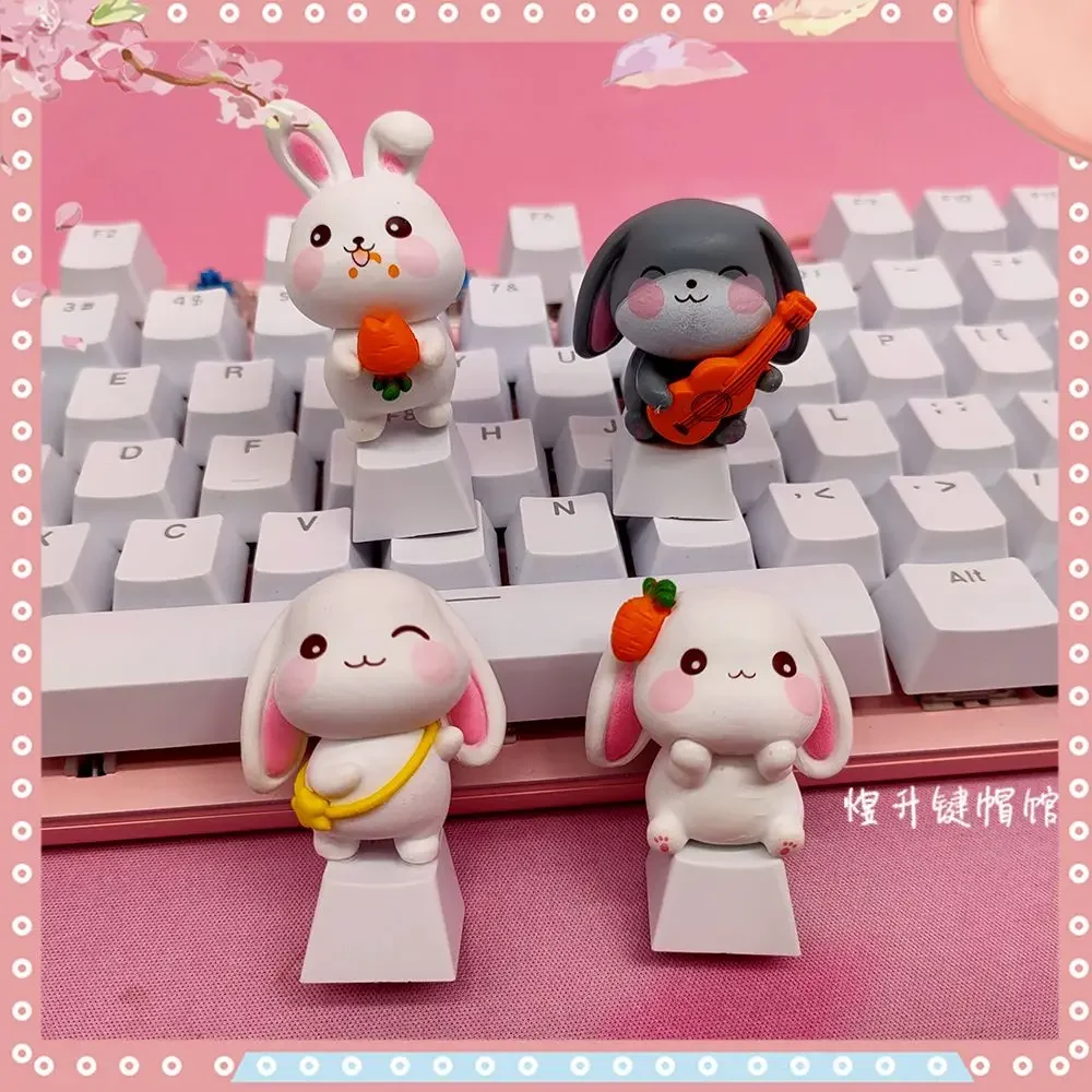 Sanrio Cinnamon three-dimensional mechanical keyboard keycap creative single anime cartoon personality cute rabbit ESC keycap