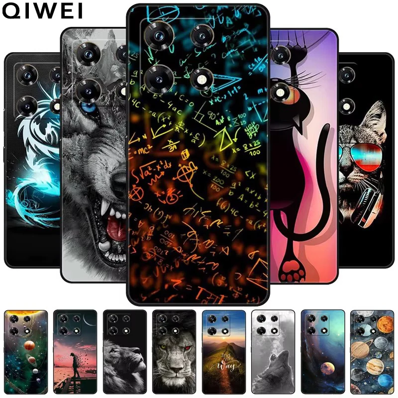 For Infinix Note 30 VIP Case Soft Silicone Wolf Lions TPU Phone Case for Infinix Note30 VIP Shockproof Covers for Infinix X6710