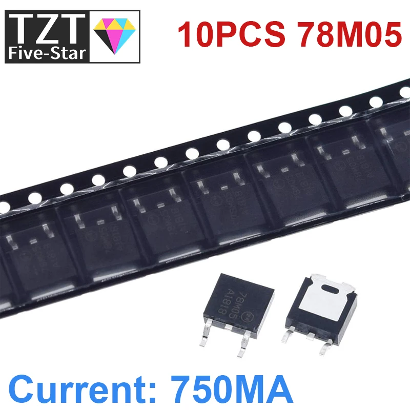 tzt-10-30шт-78m05-7805-750мА
