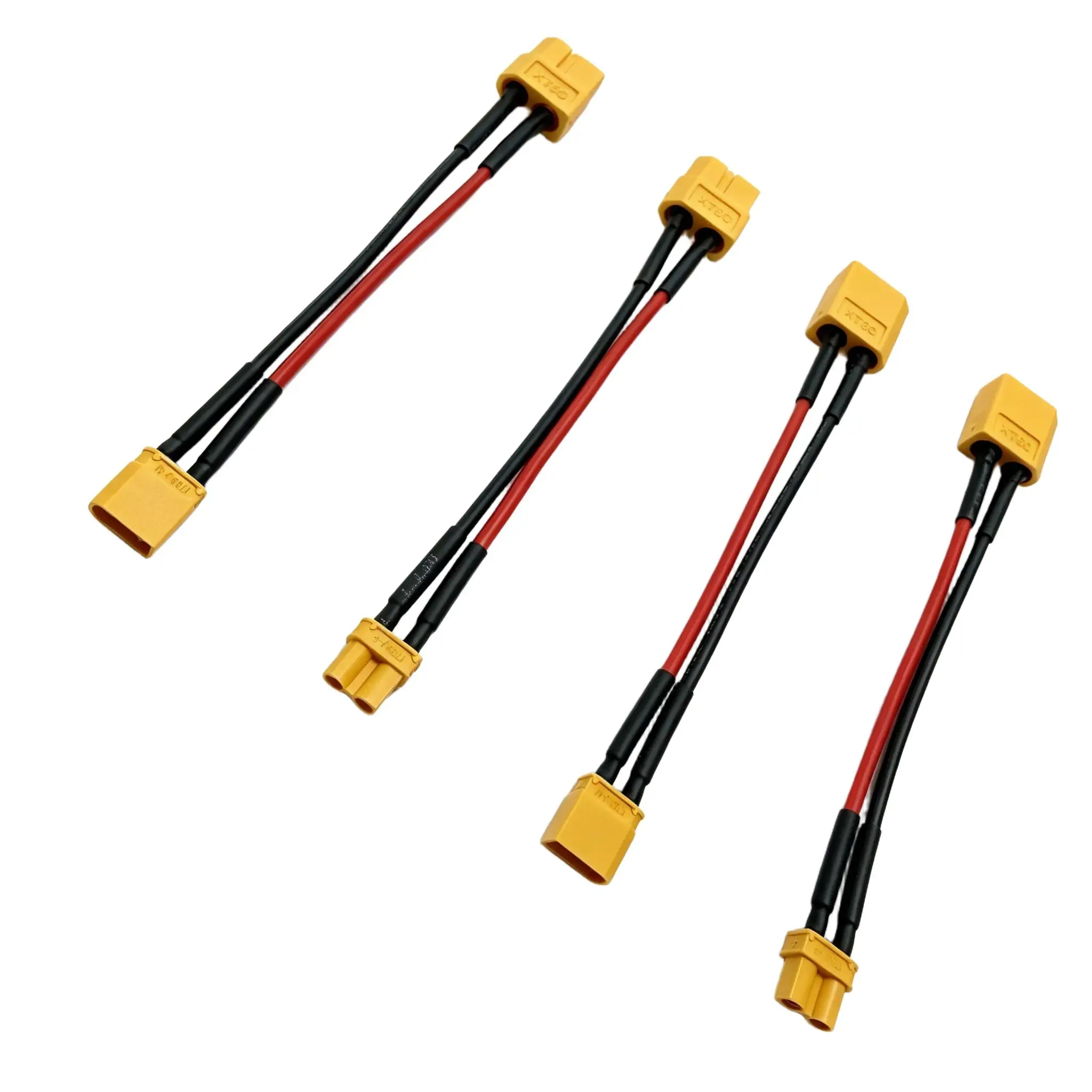 XT60 to XT30 Connector Adapter Male/Female Plug 10/20/30CM 16AWG Silicone Wire Cable for RC FPV Quadcopter CineLog35 Drone Parts